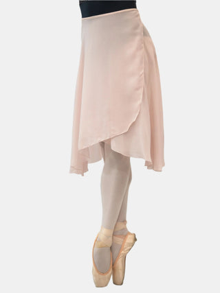 Pink Wrap Long Dance Skirt MP310 for Women by Atelier della Danza MP