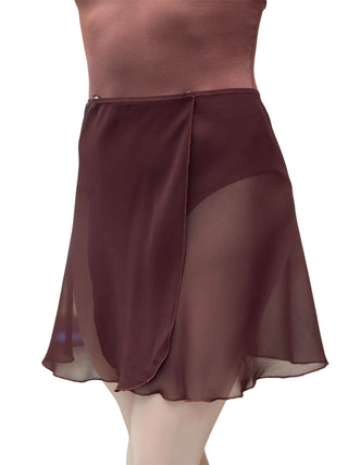 Plum Short Wrap Skirt MP345