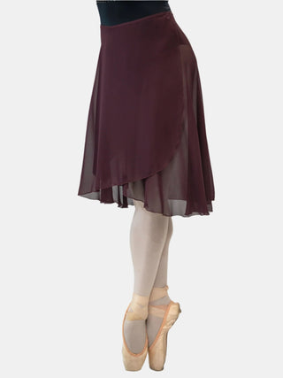 Plum Wrap Long Dance Skirt MP310 for Women by Atelier della Danza MP