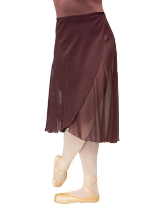 Plum Wrap Long Dance Skirt MP355 for Women by Atelier della Danza MP