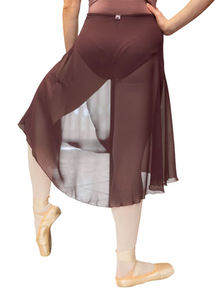 Plum Wrap Long Dance Skirt MP355 for Women by Atelier della Danza MP
