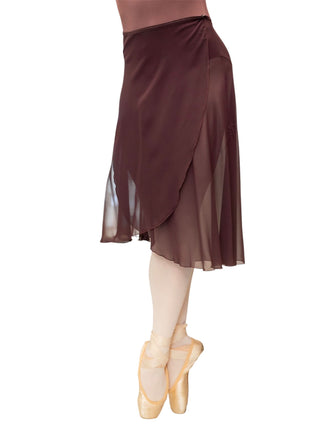 Plum Wrap Long Dance Skirt MP355 for Women by Atelier della Danza MP