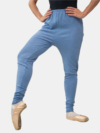 Powder Blue Warm-up Dance Harem Pants MP912 for Women and Men by Atelier della Danza MP