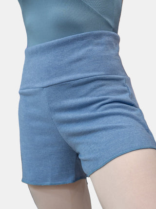 Powder Blue Warm-up Dance Shorts MP918 for Women and Men by Atelier della Danza MP