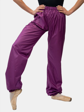 Purple Warm-up Dance Trash Bag Pants MP5003 for Women and Men by Atelier della Danza MP