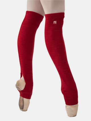 Red Short Dance Leg Warmers MP921 for Women and Men by Atelier della Danza MP
