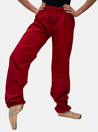 Red Warm-up Dance Trash Bag Pants MP5003 for Women and Men by Atelier della Danza MP