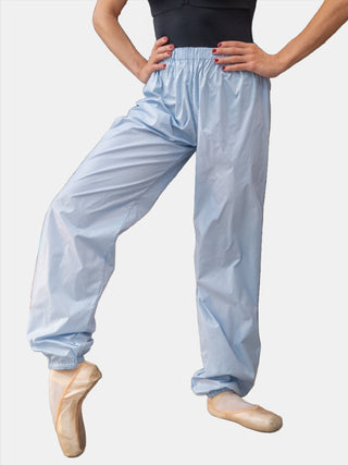 Sky Blue Warm-up Dance Trash Bag Pants MP5003 for Women and Men by Atelier della Danza MP