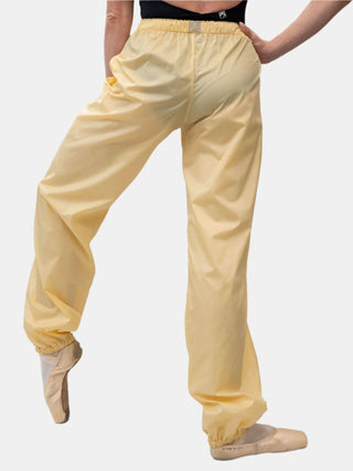 Straw Yellow Warm-up Dance Trash Bag Pants MP5003 for Women and Men by Atelier della Danza MP