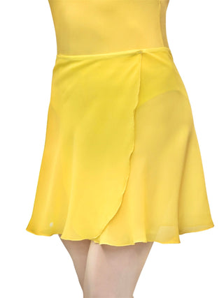 Yellow Short Wrap Skirt MP345