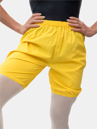 Yellow Warm-up Dance Trash Bag Shorts MP5006 for Women and Men by Atelier della Danza MP