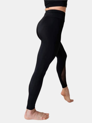 Black Full Length High-Waist Leggings for Yoga and Fitness for Women by LENA Activewear