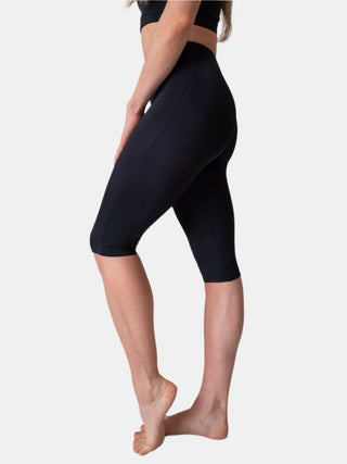 Black Bikers for Women for Yoga and Fitness Workouts by LENA Activewear