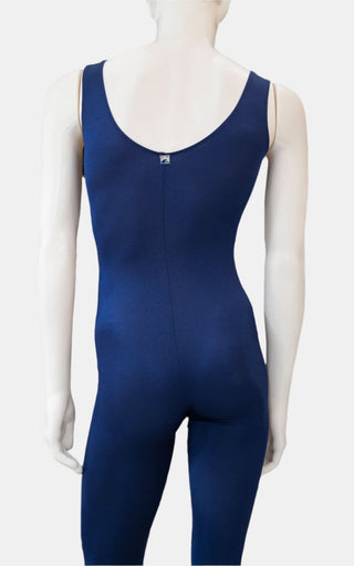 Blue Footless Dance Unitard for Men by Atelier della Danza MP