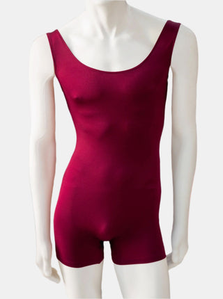Burgundy Dance Biketard for Men by Atelier della Danza MP