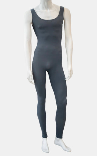 Gray Footless Dance Unitard for Men by Atelier della Danza MP