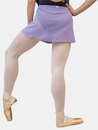 Lilac Wrap Short Dance Skirt MP301 for Women by Atelier della Danza MP