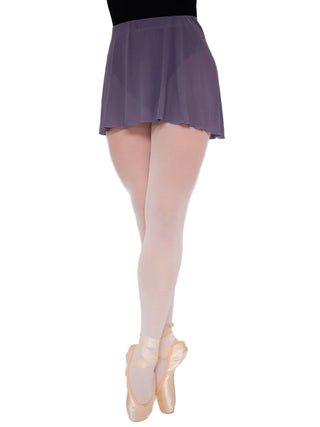 Mauve Pull-on Dance Short Skirt for Girls and Women by Atelier della Danza MP