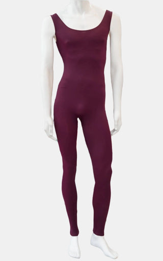 Red-purple Footless Dance Unitard for Men by Atelier della Danza MP