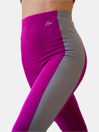 Wisteria Full Length Leggings with High-Waist for Women for Yoga and Fitness by LENA Activewear